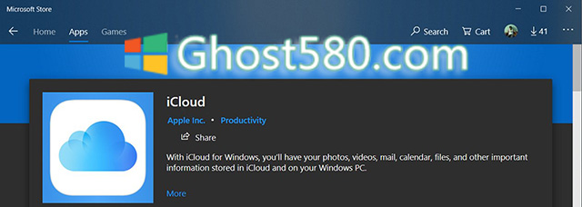 AppleiCloudӦówin10ϵͳ豸Microsoft Store