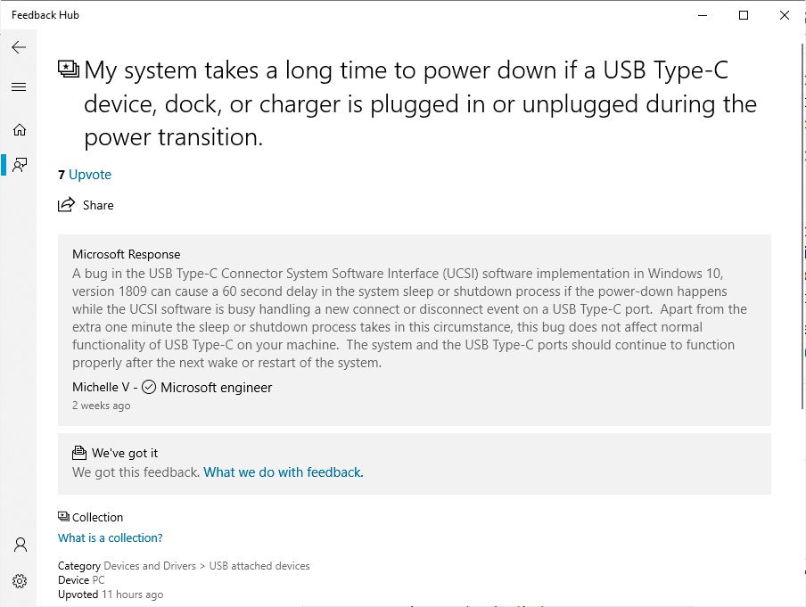 win10  1809 USB-C Bugܵ²ϵͳرٶȱ