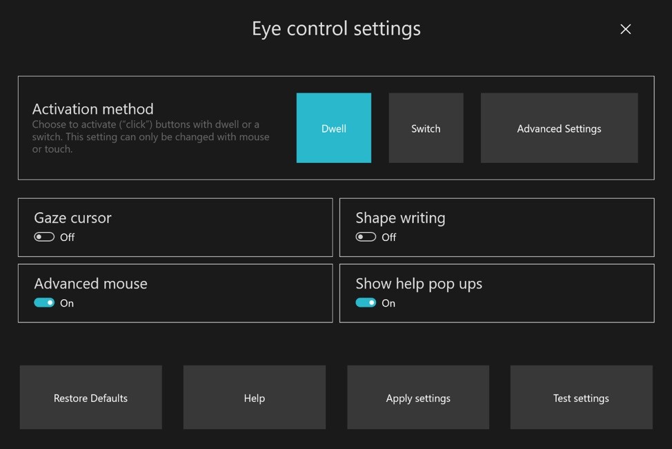 win10 Build 18392 Ԥ棬ƣEye ControlĸĽ