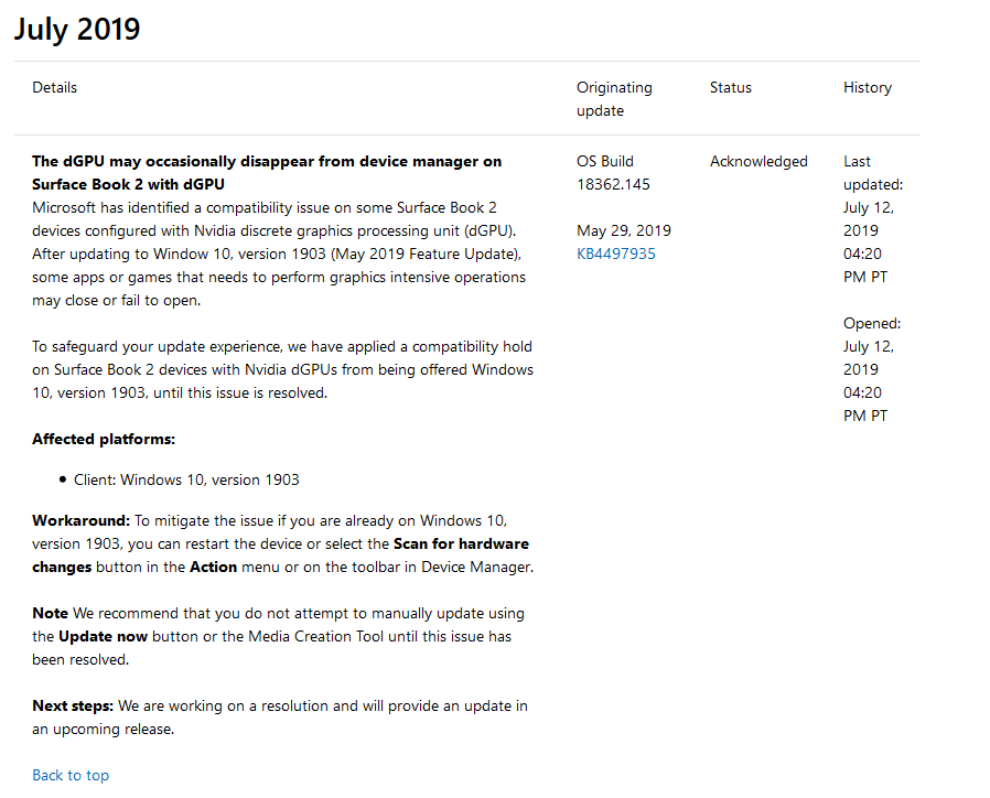 ΢ֹ13Ӣ/15ӢSurface Book 2win10 1909汾