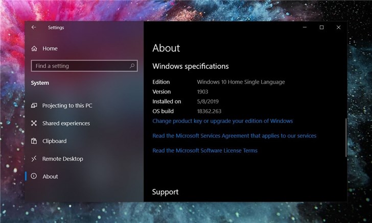 ΢2019 win10 1903°18362.263½Bug