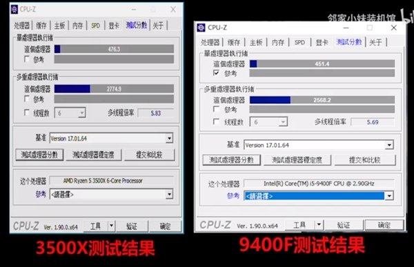 AMD5 3500X/3500ȳIntel i5-9400F