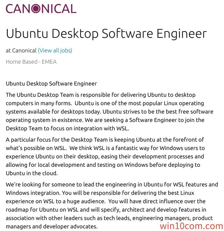 CanonicalԴͶLinuxwin10ϸõUbuntu