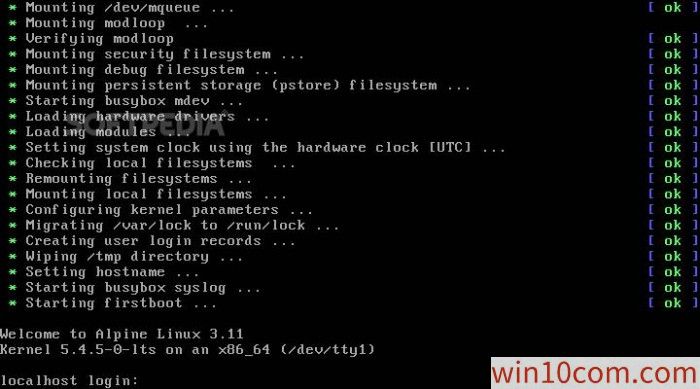 Alpine Linux 3.11޸BUG