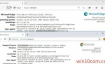 ýWin10 EdgeChromeȶʹͬİ汾