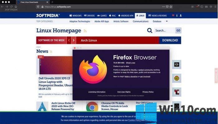 MozillaFirefox 72ȶ