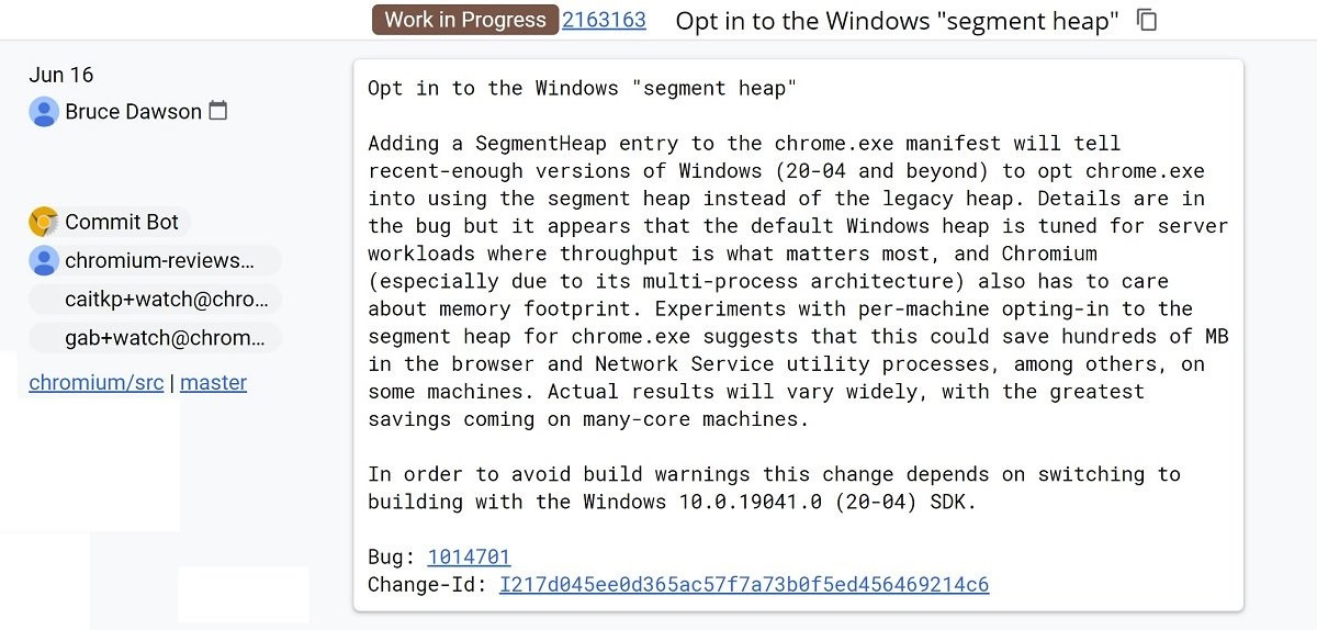 Win10 2004 Segment heap