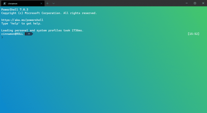 Windows Terminal Preview 1.2