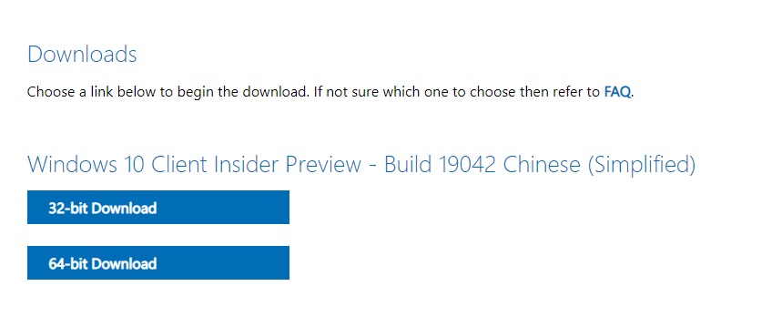 Win10 20H2 Build 19042 ISO