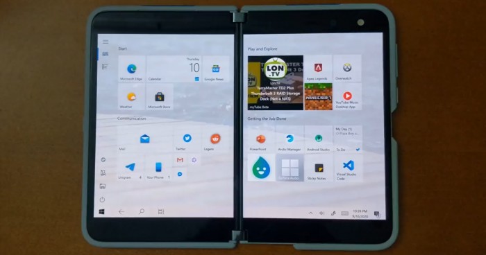 Surface DuoWindows10