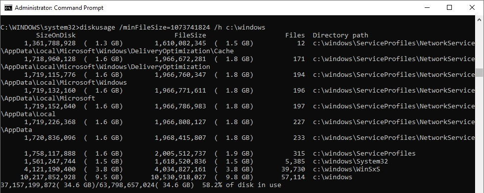 Win10ȫDiskUsage