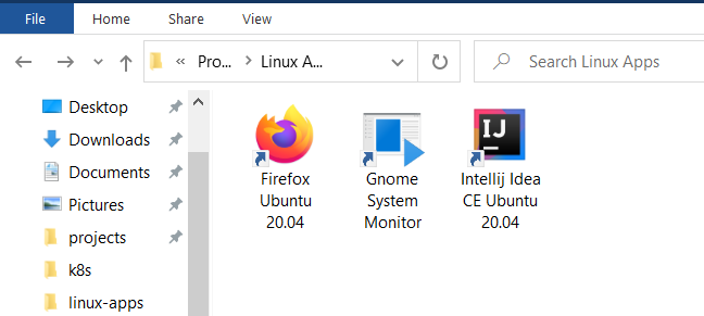 Win10Linux GUI