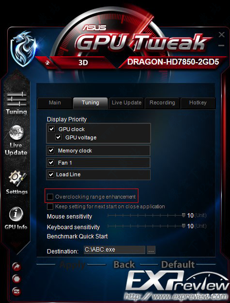 ASUS GPU Tweakʹü