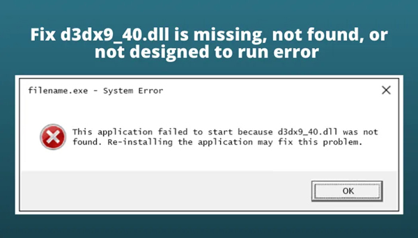 Win11ϵͳʾd3dx9_40.dllʧĽ