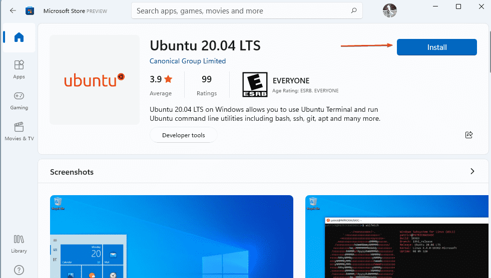 Win11ϵͳװ Ubuntu 20.04 WL2 ļ