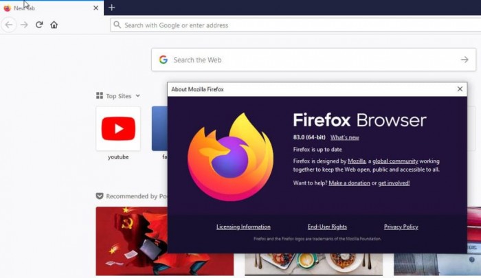 Firefox 83 ȶ淢صַ