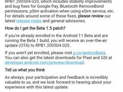 ȸ Android 11 Beta 1.5ʽ Google Pay ȱʧ