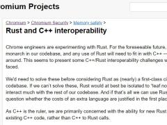 Chrome Ŷ̽ Rust  C++ Ļ