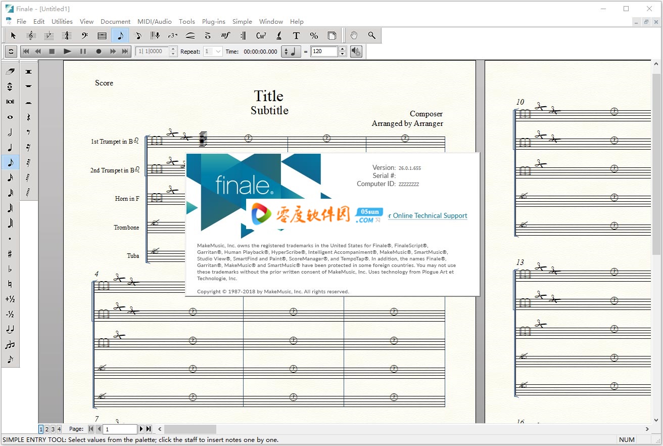 MakeMusic Finale() v26.3.1.520ɫ